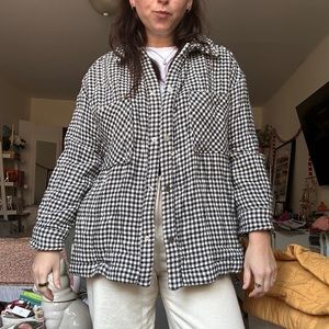 zara quilted shacket